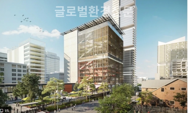 호주 16층 학교 건물 디자인